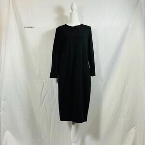 Vince Women's Black Long Sleeve Dress Size Large